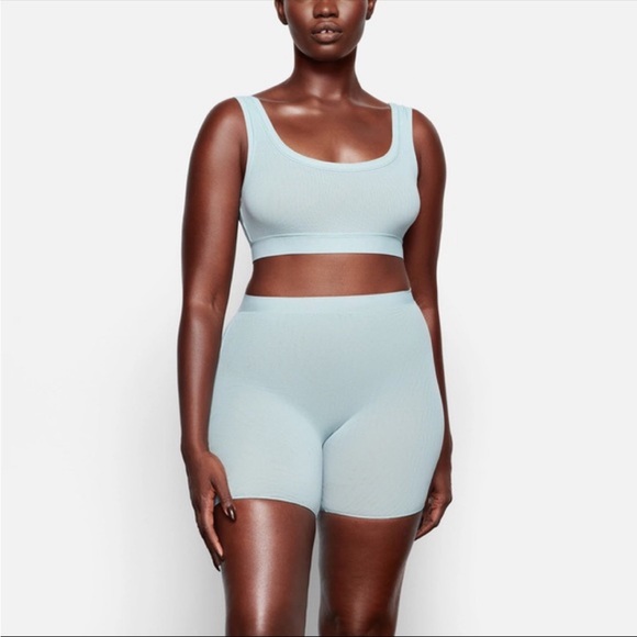 SKIMS Pants - Skims Summer Mesh Short Sky